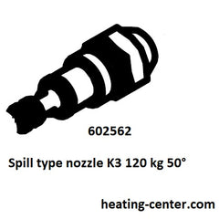 602562 Spill Type Nozzle K3 120 kg 50° degrees