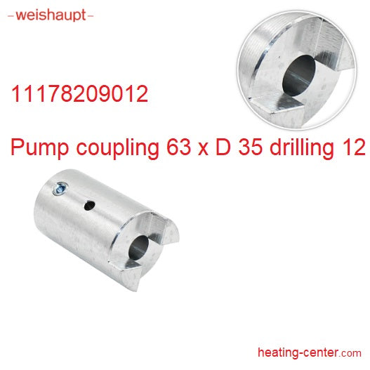 11178209012 Pump coupling 63 x D 35 drilling 12