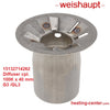 15132714262 Diffuser cpl. 100K x 40 G3/GL3