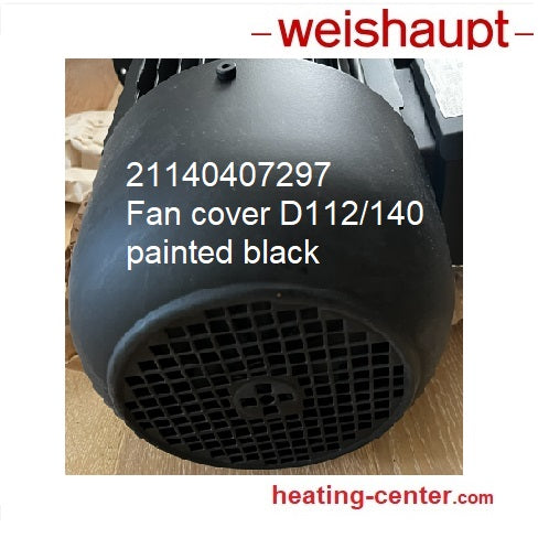 21140407297 Fan cover D112/140 painted black