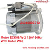 24040007012 Motor ECK06/W-2 120V 60Hz With Cable W40