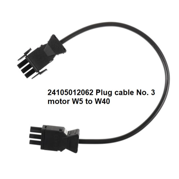 24105012062 Plug cable No. 3 motor W5 to W40