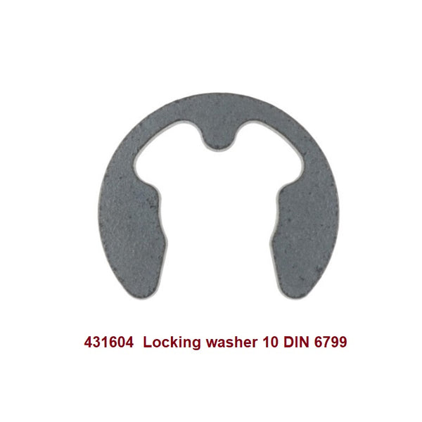431604 Locking washer 10 DIN 6799 St