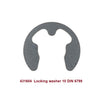 431604 Locking washer 10 DIN 6799 St