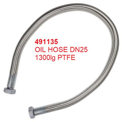 491135  Oil Hose DN25 1300mm lg PTFE