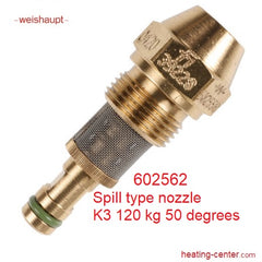602562 Spill Type Nozzle K3 120 kg 50° degrees