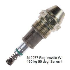 612977 Reg. nozzle W 160 kg 50 deg. Series 4
