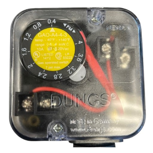 DUNGS GAO-A4-4-3 Gas Pressure Switch 0.4-4
