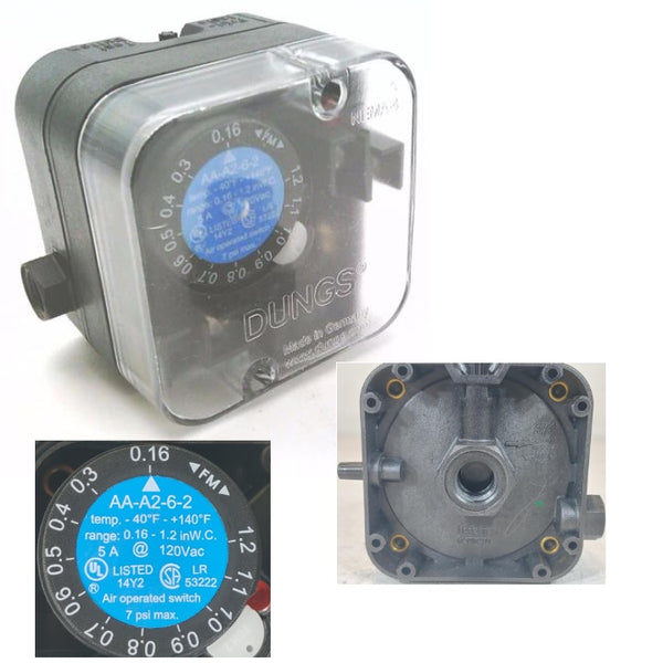 DUNGS AA-A2-6-2 Differential Pressure Switch
