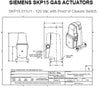 SKP15011U1 Siemens Gas Valve Actuator C/W POC Switch