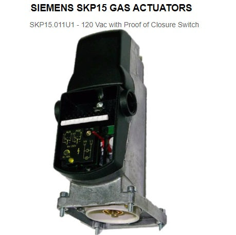 SKP15011U1 Siemens Gas Valve Actuator C/W POC Switch